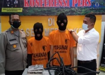 Reskrim Polsek Medan Kota Berhasil Amankan 2 Tersangka Curat