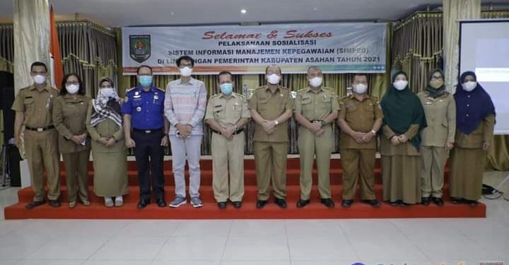 Pemkab Asahan Gelar Sosialisasi SIMPEG Tahun 2021