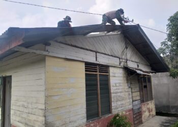 Kodim 0317/TBK Adakan Rahab RTLH, Zahara  Merasa Bersyukur