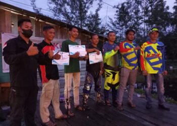 Komunitas Trail NTAC Natuna Sukses Gelar Galatama Mancing Ship Stone