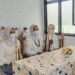 Presiden Jokowi Saksikan Istri Dandenhanud Paskhas 477 Natuna Bermain Angklung