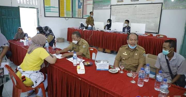 Wakil Bupati Asahan Tinjau Vaksinasi di 3 Tempat