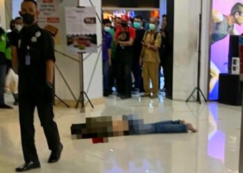 Pengunjung Terjun Di Mall Centre Point Medan, Diduga Bunuh Diri