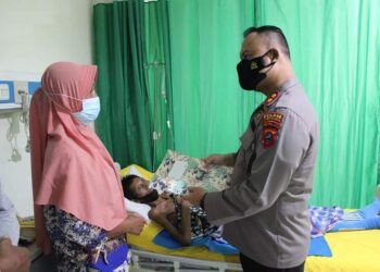 Darno Penderita Tumor Dapat Perhatian Kapolda Sumut Dan Kapolres Labuhanbatu