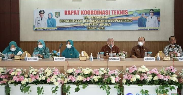 Bupati Asahan Buka Rakornis TP. PKK Kabupaten Asahan