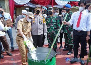 Bupati Asahan Hadiri Apel Gelar Pasukan Operasi Zebra Toba 2021