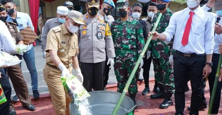 Bupati Asahan Hadiri Apel Gelar Pasukan Operasi Zebra Toba 2021