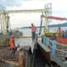 Proyek Pembangunan Rehabilitasi Dermaga Pelabuhan Roro Jagoh Terus Digesa