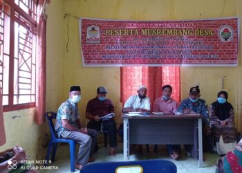 Satukan Prespektif Program Desa, Pemdes Suka Damai Singkil Adakan Musrenbang