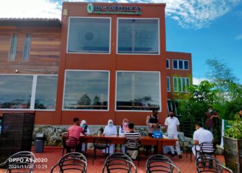 Puskesmas Nisam Antara Lakukan Vaksinasi Di Objek Wisata