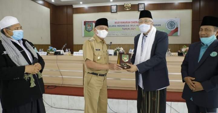 Bupati Asahan Buka Musda IX MUI Kab. Asahan Tahun 2021