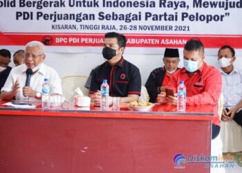 Bupati Asahan Hadiri Penutupan Pendidikan Kader Pratama PDI Perjuangan Kabupaten Asahan