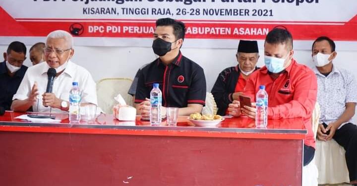 Bupati Asahan Hadiri Penutupan Pendidikan Kader Pratama PDI Perjuangan Kabupaten Asahan