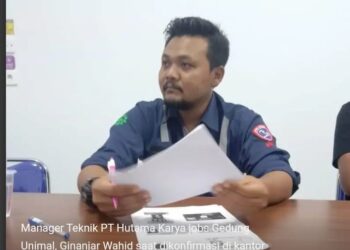 Panitia Gedung Unimal Dikabarkan beri SP1 untuk PT Hutama Karya