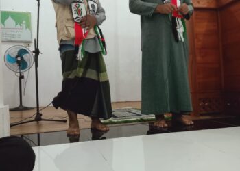 Ulama Palestina Isi Tausyiah Shubuh Berjamaah Di Masjid Taqwa Gunung Lagan