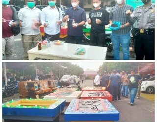 Lapak Pesta Narkoba dan Judi Digerebek Di Desa Namukur, Pemilik dan Pemain Kabur