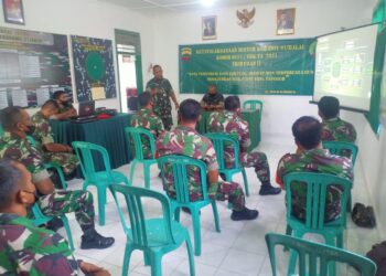 Dalam Rangka Mendukung Program Kerja, Koramil 01/Balai Laksankan Kegiatan Tatalaksana Binter dan Binfung