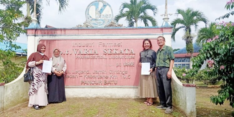 Direktur Akademi Farmasi YPPM Mandiri Banda Aceh Jalin Kerjasama dengan Salah Satu Industri Farmasi di Medan