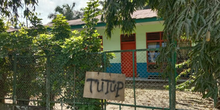 Diduga Akibat Cucu Dimutasi, Asmadi Tutup TK Bina Dharma PT. Gunung Melayu