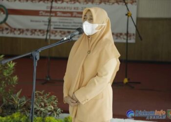 Peringati HUT DWP ke-22 dan Hari Ibu Tahun 2021, Penasehat DWP Buka Lomba Paduan Suara