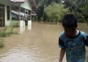 Puluhan Tahun Harapkan Pembangunan Jalan, Kini Desa Bandar Tarutung Dilanda Banjir