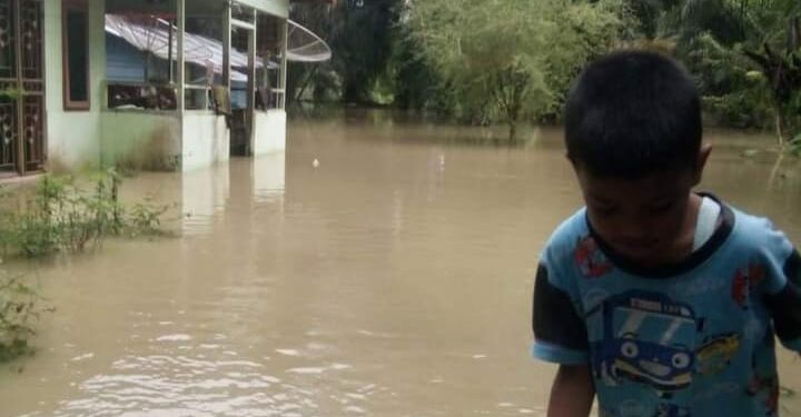 Puluhan Tahun Harapkan Pembangunan Jalan, Kini Desa Bandar Tarutung Dilanda Banjir