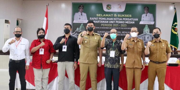 Bobby Nasution Apresiasi Pemilihan Ketua Wartawan Unit Pemko Medan