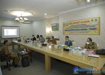 20 Peserta Seleksi Terbuka Pengisian JPT Pratama Pemkab Asahan Ikuti Uji Kompetensi Teknis