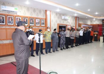 Operasi Lilin Seligi 2021 Dimulai, Polres Karimun Apel Gelar Pasukan