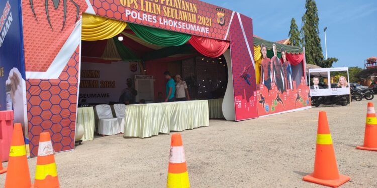 Ops Lilin Seulawah 2021, Polres Lhokseumawe Siapkan Pos Pengamanan dan Pos Pelayanan