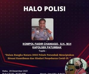 Dialog Interaktif Poldasu, Kapolsek Patumbak Laksanakan Daring Di Lokasi Vaksinasi