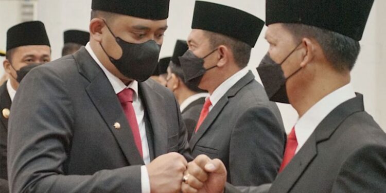 11 Eselon II Pemko Medan Dilantik Bobby Nasution