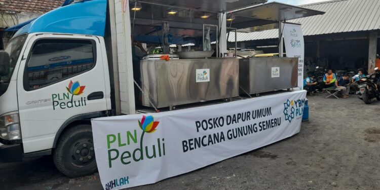 PLN sumbangkan Rp 1,2 miliar untuk pengsungsi erupsi gunung semeru