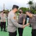 Kapolres Natuna Pimpin Upacara Korp Raport Kenaikan Pangkat 26 Personil