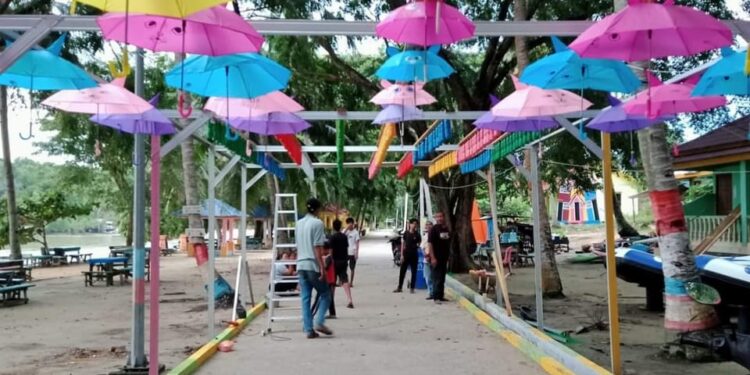 Wajah Baru Pantai Pelawan Ditahun 2022