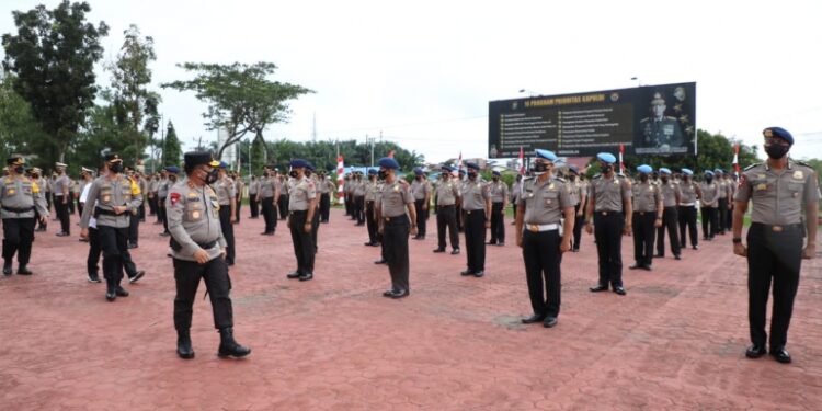 447 Personil Poldasu Naik Pangkat, Kapolda Sumut: Berikan Pelayanan Terbaik Bagi Masyarakat