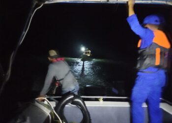 Polair Polres Karimun Selamatkan Nelayan Di Perairan Pulau Mudu