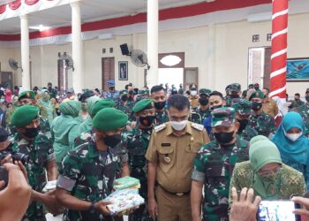 Dandim 0318/Natuna Dampingi KASAD Dalam Kunjungan Kerja Di Wilayah Kabupaten Natuna