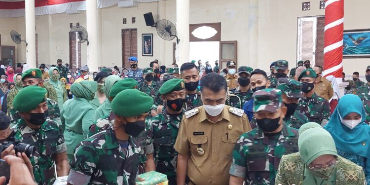 Dandim 0318/Natuna Dampingi KASAD Dalam Kunjungan Kerja Di Wilayah Kabupaten Natuna