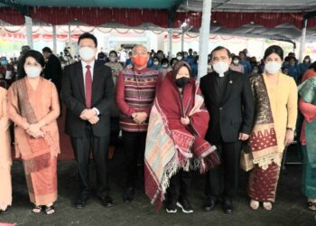 Ephorus HKBP Apresiasi Kehadiran Kapoldasu, Gubsu, Bupati Taput Saat Launching Tahun Kesehatian HKBP 2022
