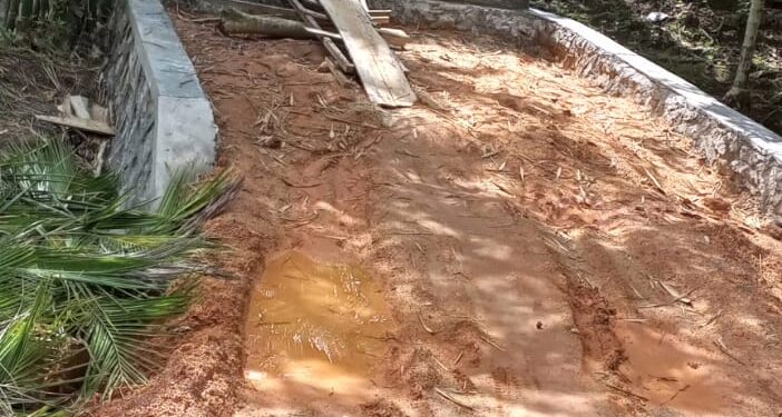 Proyek Usulan POKIR DPRD Natuna Bermasalah Di Desa Ceruk