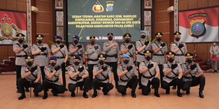 Pimpin Sertijab PJU Polda Sumut Lama – Baru: Kapolda: Tantangan Tugas Saat ini Cukup Besar