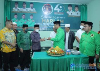 Bupati dan Wakil Bupati Asahan Hadiri Harlah PPP ke-49