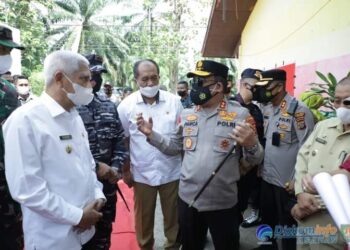 Kapolda Sumatera Utara Tinjau Vaksinasi di Kabupaten Asahan