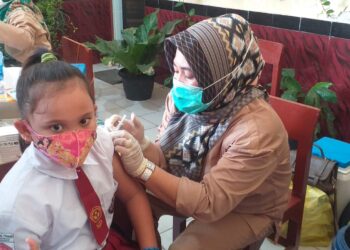 Wali Kota Medan Virtual Gerai Vaksin Perdana Siswa SD