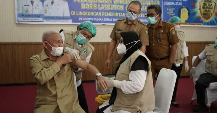 Pemkab Asahan Laksanakan Vaksinasi Covid-19 Dosis Booster
