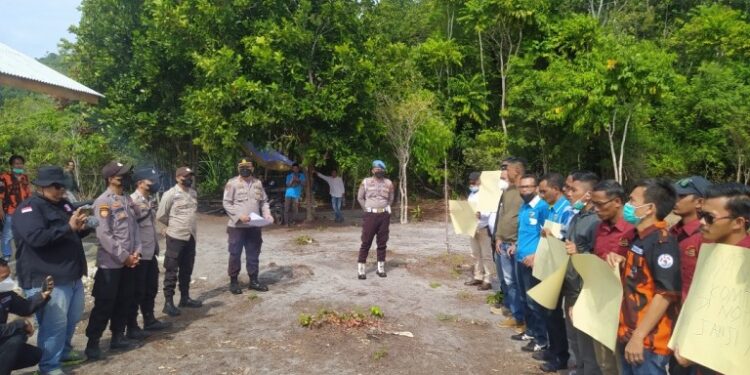 Gerakakan Pemuda Peduli Lingga Gelar Aksi Tuntut PT LUG Penuhi Hak Masyarakat