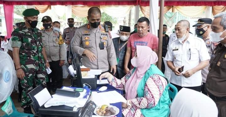 Bupati Ikuti Zoom Meeting Vaksinasi Covid 19 bersama Kapolri