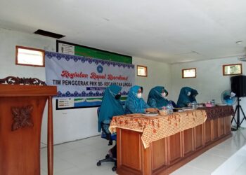 TP PKK Kecamatan Lingga Adakan Rakor