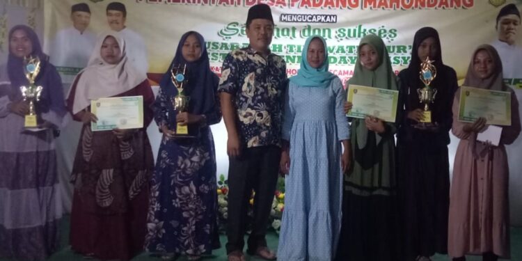 MTQ Dan Festival Nasyid Di Desa Padang Mahondang Berjalan Sukses Dan Lancar